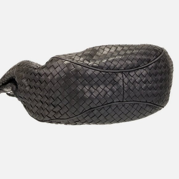 Bottega Veneta Vintage Intrecciato Black Woven Hobo Shoulder Bag - Picture 6 of 7